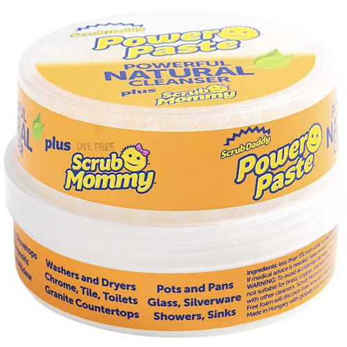 Чистящая паста с губкою Scrub Mommy Power Paste + Scrub Daddy 250 гр